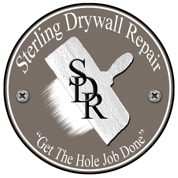 A logo of sterling drywall repair